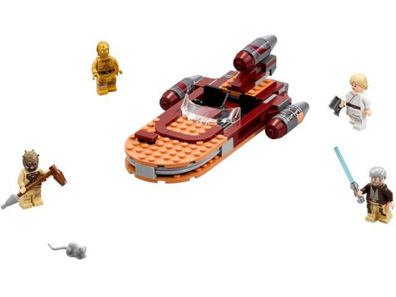 LEGO Set-Luke's Landspeeder-Star Wars-75173-1-Creative Brick Builders